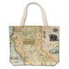 California State Map Canvas Tote Bag