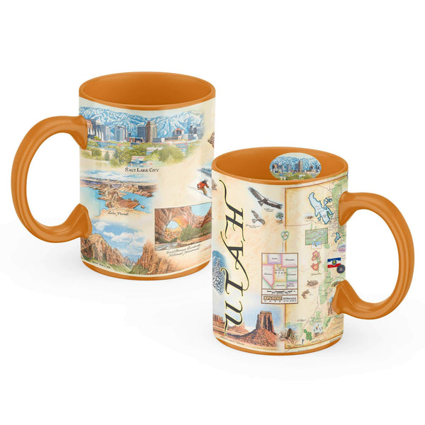 Utah Map Ceramic Mug