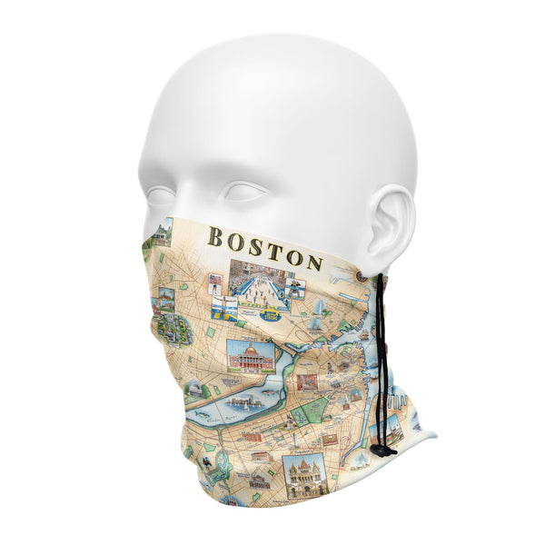 Boston city Map stickers in Earth Tone colors. Featuring Boston strong, Boston Marathon, Fenway Park, Museum of Fine Arts, Massachusetts State House, Bunker Hill Monument.
