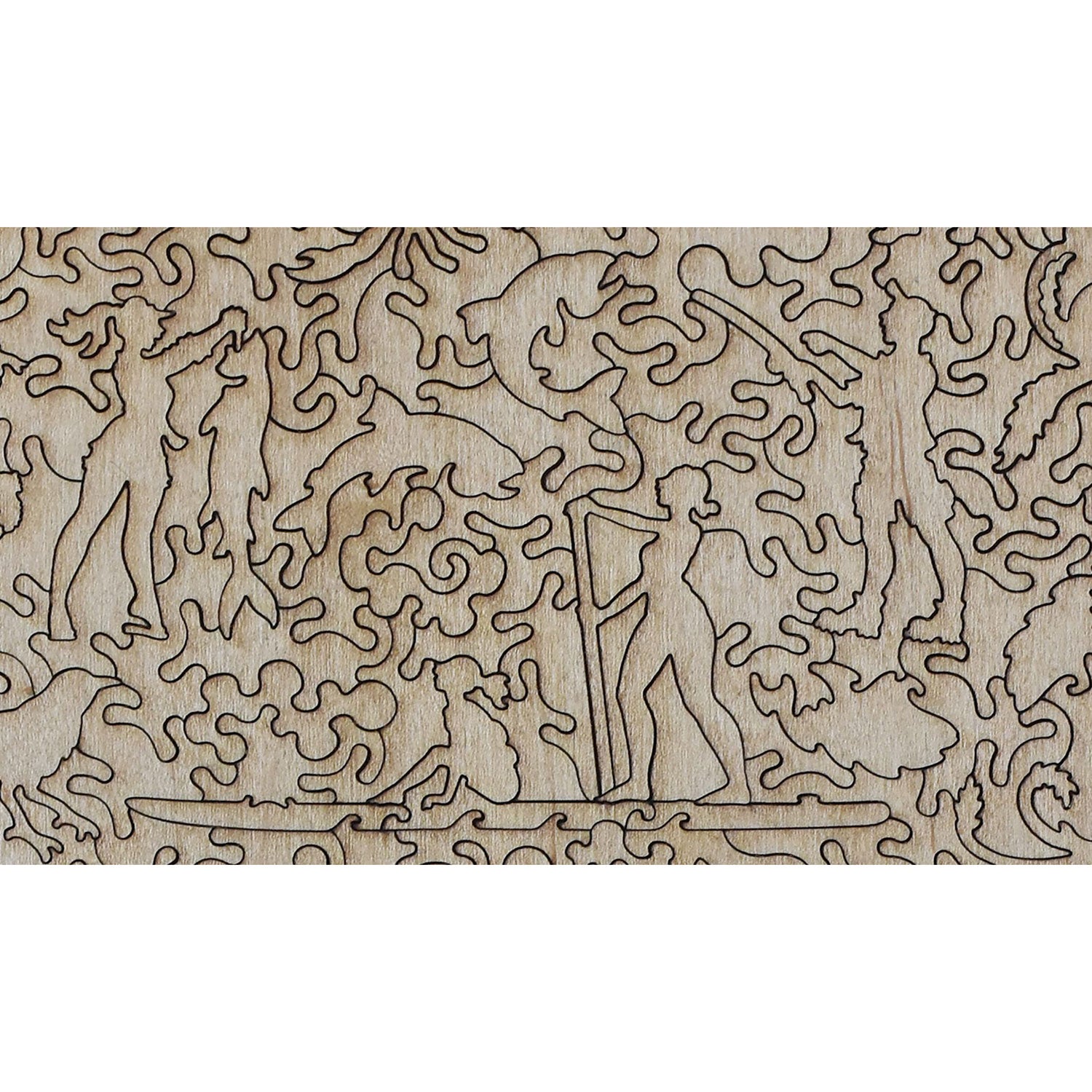 Flathead Lake Map Wood Puzzle