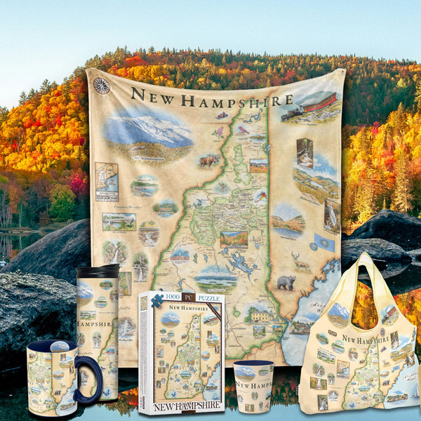 New Hamsphire Map collection 