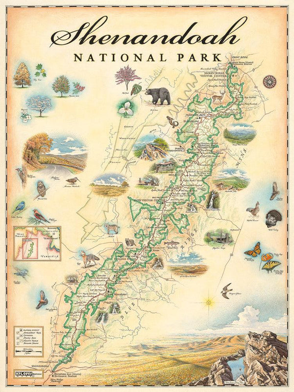 Press Release: Xplorer Maps Partners with Shenandoah National Park Association to Release Shenandoah National Park Map - Xplorer Maps