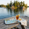 1000 Islands Map Serving Trays