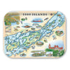 1000 Islands Map Serving Trays