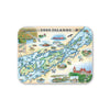 1000 Islands Map Serving Tray