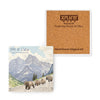 Grand Teton National Park Map Ceramic Coasters