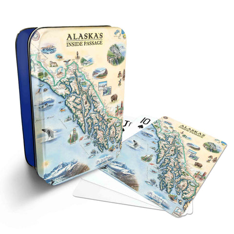 Alaska Inside Passage Playing Cards