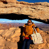 Arches & Canyonlands National Parks Map Canvas Tote Bag