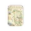 Medium Serving Tray Map of Black Hills National Forest on a white background