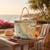 California State Map Canvas Tote Bag