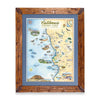 California Central Coast State Parks Hand-Drawn Map