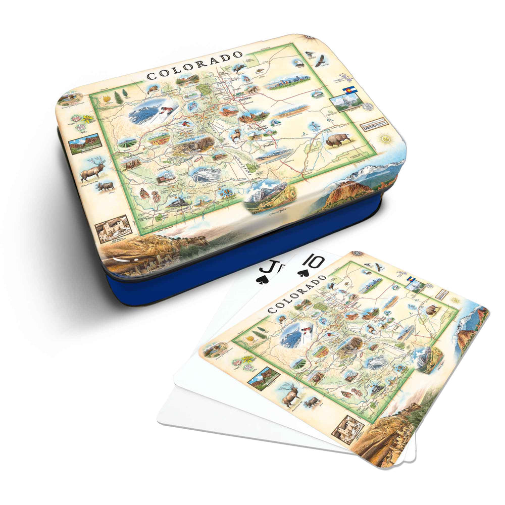Colorado Map Playing Cards