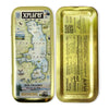 Flathead Lake Map Milk chocolates by Xplorer Maps in a gold re-usable tin.