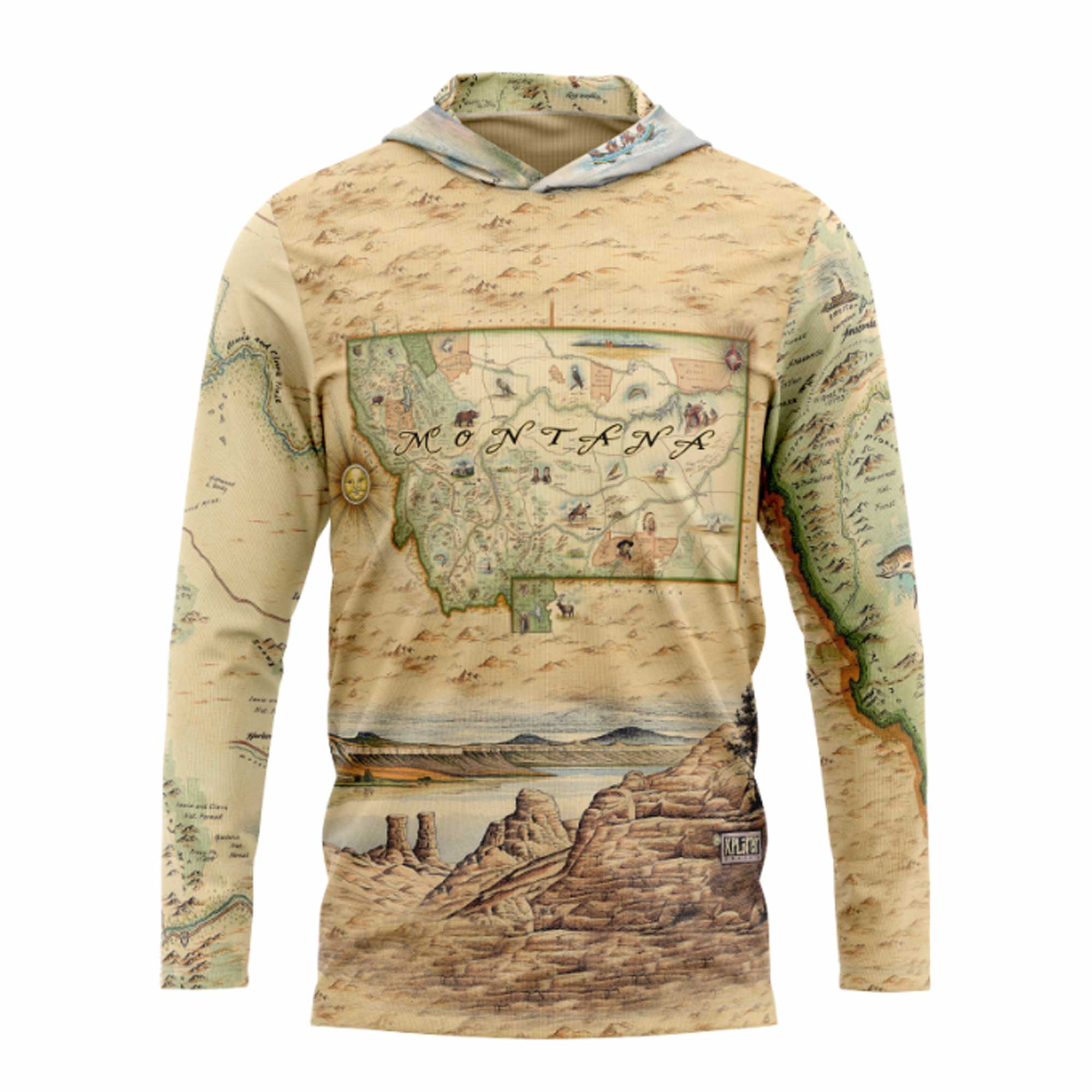 Pull Over Graphic sweatshirt Hoodies - Xplorer Maps Pull Over Graphic sweatshirt Hoodies - Xplorer Maps