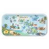 Hawai'i Map Wood Serving Trays