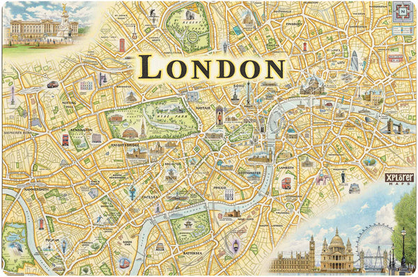 London-Map-Wood-Sign-Xplorer-