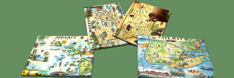 Magnet Bundle - 4 for $15 - Xplorer Maps