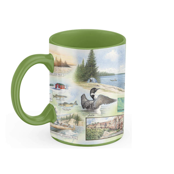 Minnesota State Map Ceramic Mug