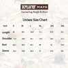 Xplorer Maps unisex size chart 