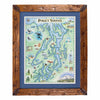 Puget Sound Hand-Drawn Map