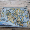 San Juan Islands Map Jigsaw Puzzle - 1000 Pieces