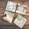 Sanibel & Captiva Islands Natural Stone Coasters - Set of 4