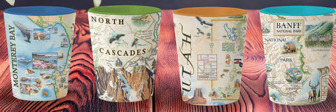 Shot Glass Bundle - 4 for $25 - Xplorer Maps