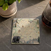 Yosemite National Park Map Ceramic Coasters