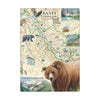 Banff National Park Map Magnets
