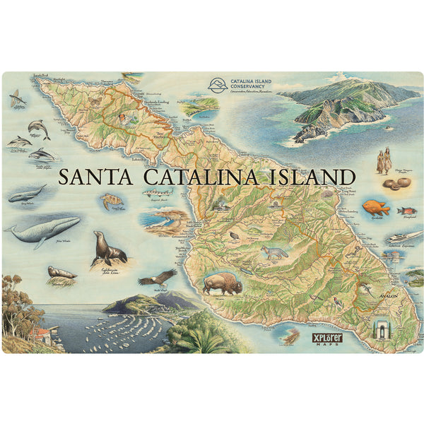 catalina island wood sign