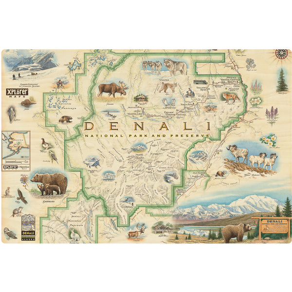 Denali Wood Sign