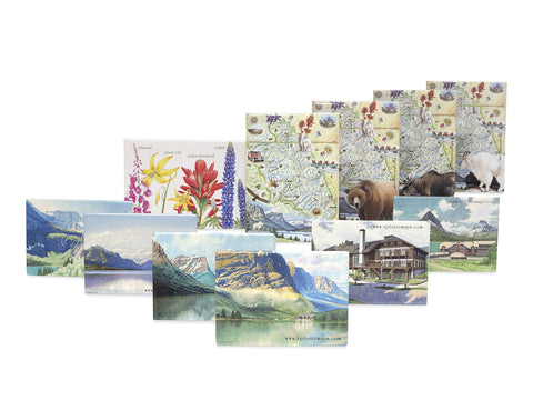Glacier National Park Map Magnets
