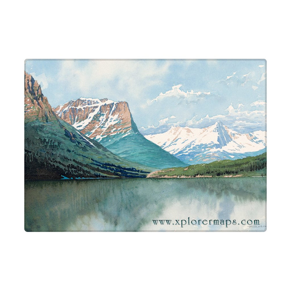 Glacier National Park Map Magnets