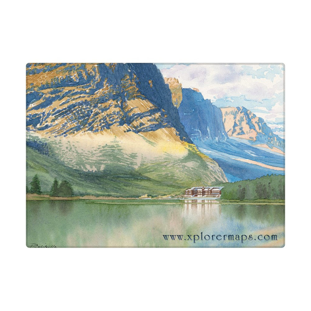 Glacier National Park Map Magnets
