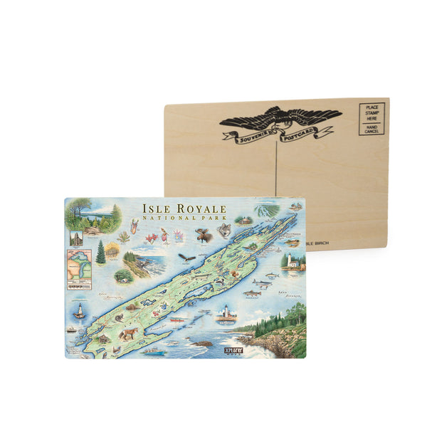 Isle Royale Wood Postcard