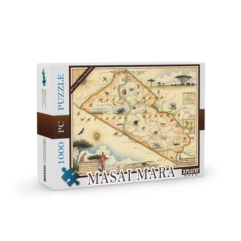 Kenya's Masai Mara National Reserve Jigsaw Puzzle - 1000 Pieces