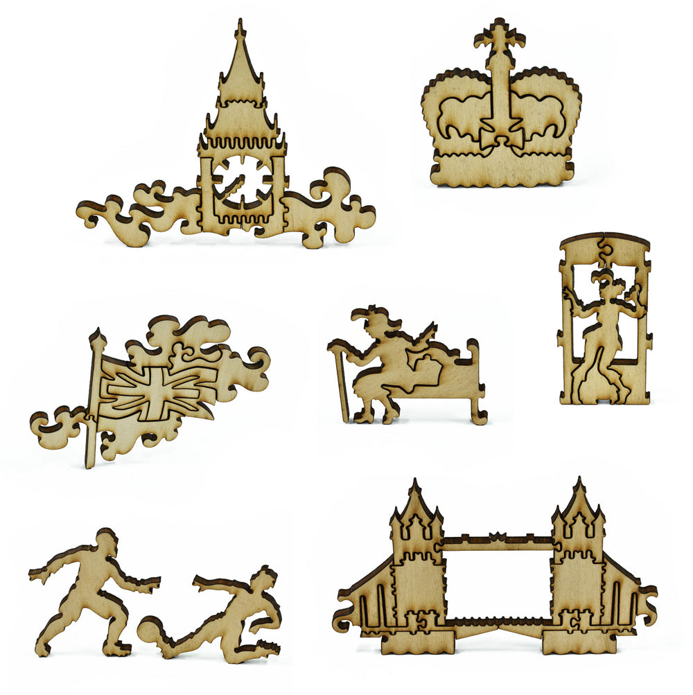 London Map Wood Puzzle
