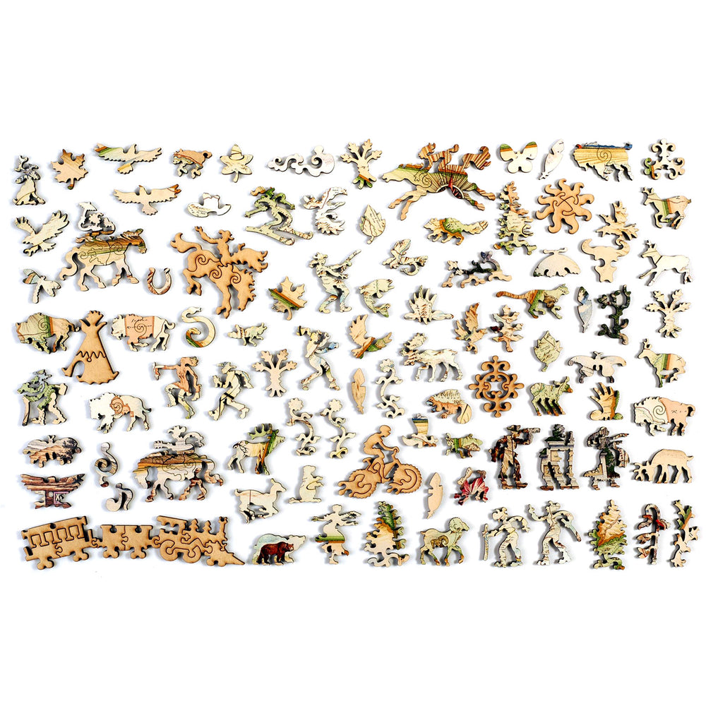 Missoula Map Wood Puzzle