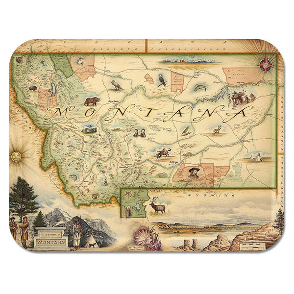 Montana Map Tray