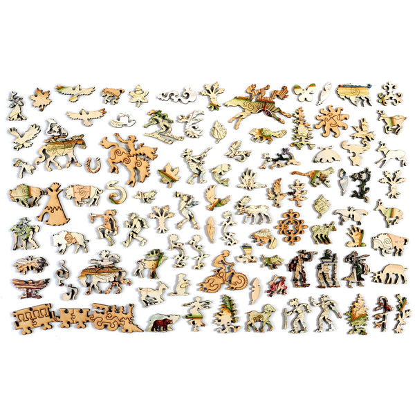 Montana Map Wood Puzzle