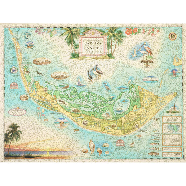 Sanibel Captiva Islands wooden puzzle