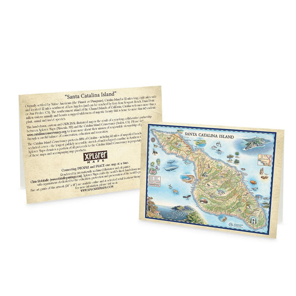Santa Catalina Island Greeting Card