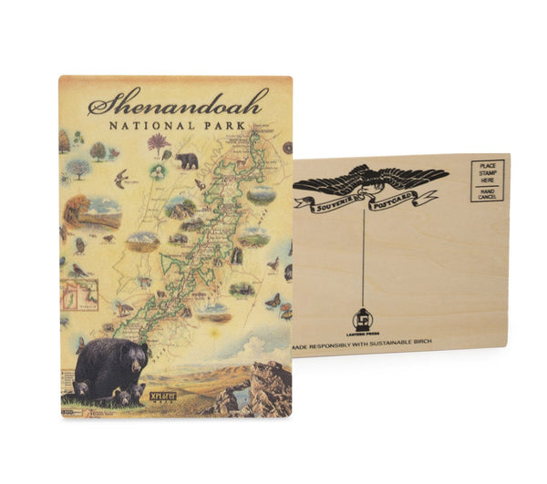 Shenandoah Wood Postcard