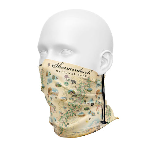 Shenandoah National Park Map Neck Gaiters