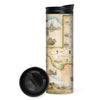 Texas State Map Travel Drinkware