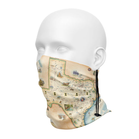 Texas Map Neck Gaiters