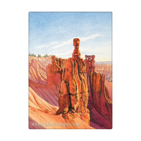 Bryce Canyon National Park Map Magnets