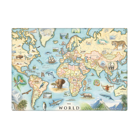 World Map Magnets