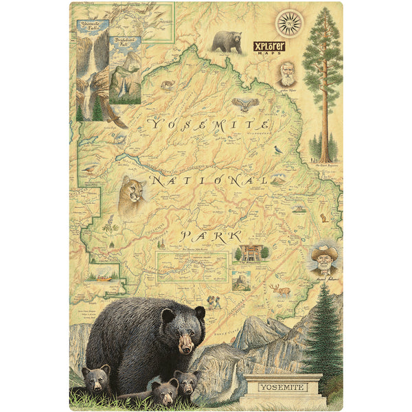 yosemite wood sign