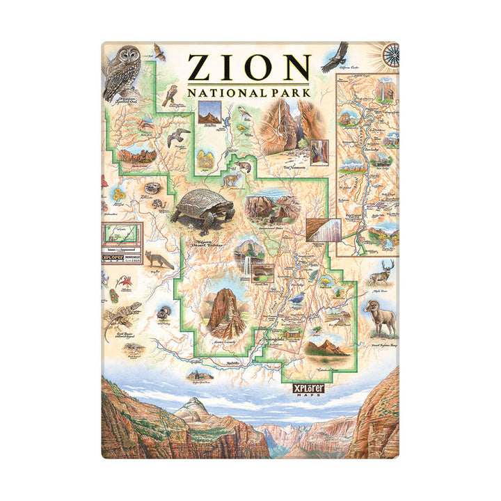 Zion National Park Magnets | Xplorer Maps